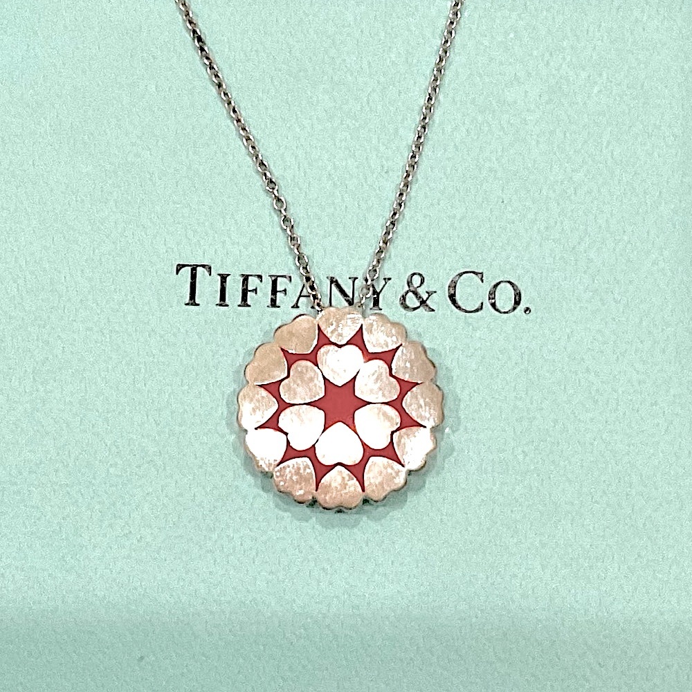 Tiffany & Co. Paloma Picasso Crown of Hearts Pendant Necklace Authentic